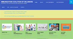 Desktop Screenshot of immunizedelaware.org